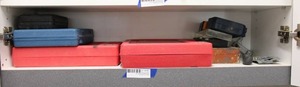 lot 580 image: Forstner Bit Set, Rockler Power Bore Bit Set, Bit Driver Set