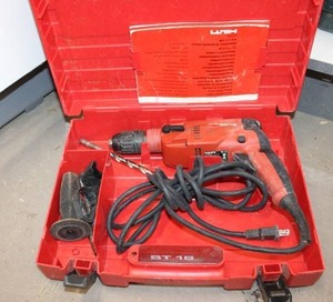 lot 586 image: Hilti  SR16 Drill with Red Case