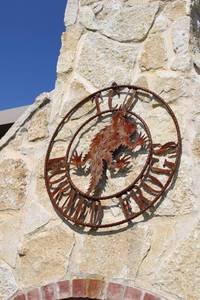 lot 476 image: TCU Horned Frogs Metal Sign