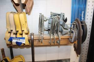 lot 620 image: C-Clamps and Yellow Grips