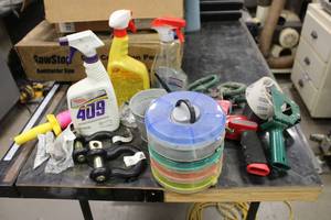 lot 625 image: Cleaners, Tape Guns and Anchor Shackles