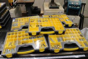lot 610 image: Stanley Organizers with Hardware