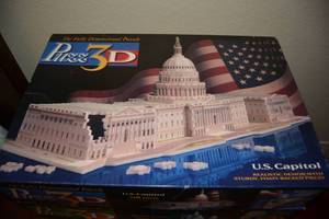 lot 51 image: 3-D Puzzles, Disney Puzzle, Rockers and Doug Puzzles