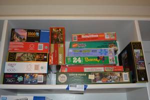 lot 52 image: Large 1000 Piece Puzzles, Kids Board Games, and More