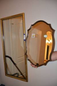 lot 75 image: Two Wall Mirrors