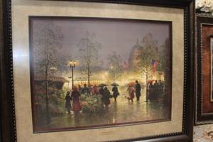 lot 716 image: Artwork Americas Memories by G. Harvey Limited Edition Signed Print with COA 40W x 33H