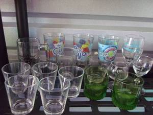 lot 8 image: Misc Glassware Styles & Sizes Pictured as Shown