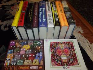 lot 19 image: 2 Puzzles & 9 Hardback Book Various Aurthors