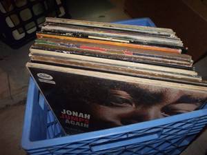lot 10 image: Vinyl Records and Crate, Various Artists, all Work