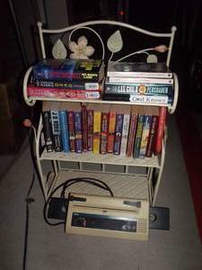 lot 14 image: Vintage Plant Stand, Generous Selection of Paperback Books and Working Paper Shredder