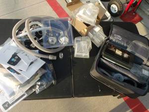 lot 32 image: Working CPAP Machine and Extra Parts, In a Carry Bag