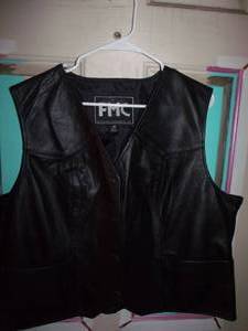 lot 84 image: Womens Leather Vest