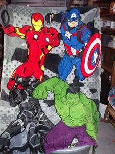 lot 118 image: Marvel Avengers Blanket twin size