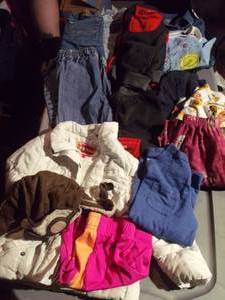 lot 123 image: Boys and Girls Clothing (toddler sizes) in styles and colors as shown
