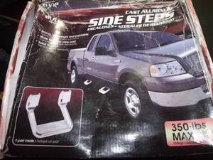 lot 136 image: New Bully Side Steps for Pickup Truck