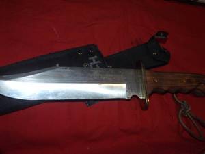 lot 152 image: Long Blade survival knife .. Winchester Brand