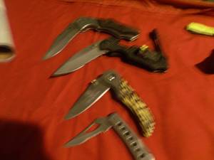lot 158 image: Lot of Misc. Pocket Knives