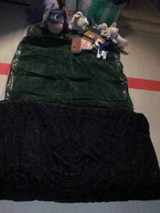 lot 173 image: Coleman twin size Air Mattress, Stuffed Animals and More