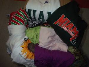 lot 187 image: Box of Mens and Womens xl Clothing, Mixed Brands and Sized Most will be XL