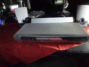lot 196 image: DVD PLAYER AND SPEAKERS