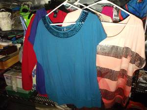 lot 207 image: Womens Blouses, Lane Bryant, Most XLXXL