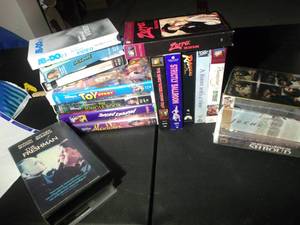 lot 236 image: Variety of VHS Tapes, Disney Titles and others as shown (including Black Diamond Aladdin)