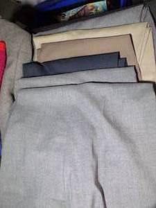 lot 251 image: Variety of Mens Slacks, 44x34, in colors and styles as shown
