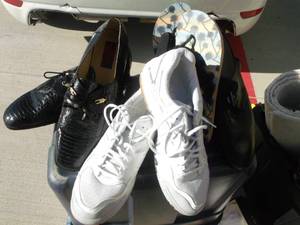 lot 275 image: Mens Shoes, Dance shoes, Flip flops size 12