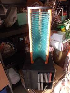 lot 282 image: Cd Holder, CDs and CD tower