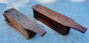 lot 21 image: 1958 Lynchs World Champion Turkey Call Model 102 &amp 1965 Lynchs Fool Proof Turkey Call Model 101