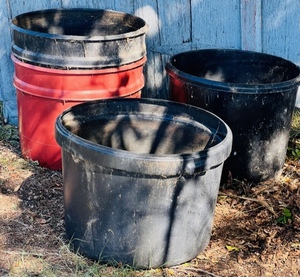 lot 51 image: Three 22 x 18 &amp One 23 x 18 Planters