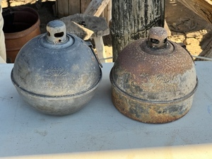 lot 78 image: Vintage The Toledo Torch &amp&nbsp Sig-nal-ite Smudge Pots- For HighwayRailroad Construction Warning&nbsp
