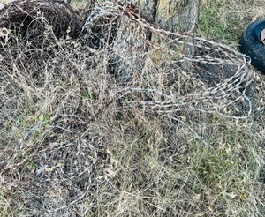 lot 112 image: Large Amount of Late 1800s Barbed Wire