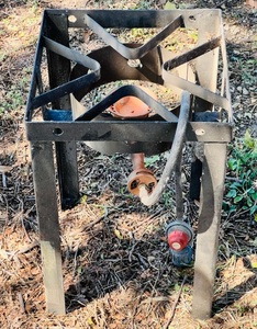 lot 127 image: Outdoor Fryer Stand &amp Burner