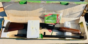 lot 136 image: Remington Model 870 Pump Action 20 Gauge Shotgun Still in Box W Instructions &amp Original Tag Still Tied On
