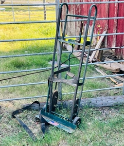 lot 203 image: Harper Heavy Duty Appliance &amp Furniture Mover Dolly w Stair Climber - 800lb Capacity