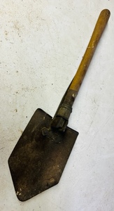 lot 218 image: Vintage U. S. Military Folding Trench Shovel