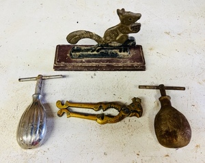 lot 261 image: Lot of Four Antique Vintage Nutcrackers