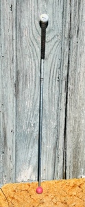 lot 325 image: Vintage Hand-Crafted Golf Club Styled Walking StickCane
