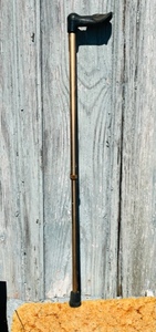 lot 326 image: Vintage CopperCopper Toned Adjustable Walking Can