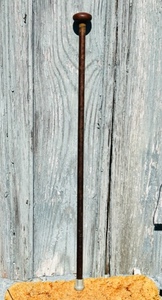 lot 327 image: Vintage Wooden Walking StickCane W Knob Handle