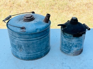 lot 342 image: Two Vintage Kerosene Cans