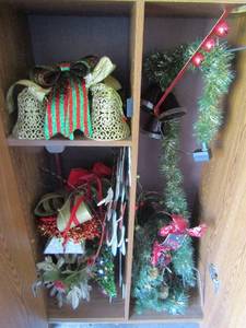lot 112 image: Large lot of outdoor Christmas dcor for yard and housedoor