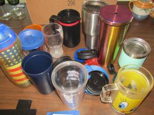 lot 176 image: large lot of tumblers cups and more