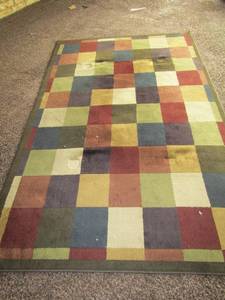 lot 351 image: multi color area rug very clean and nice  9460