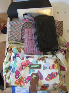 lot 207 image: lot of womens hand bags and coin purses