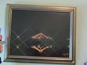 lot 243 image: Signed photo of downtown granbury by Jim Grubbs 1982  16 12 13 12