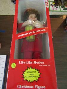 lot 288 image: 26 Christmas doll inside use only