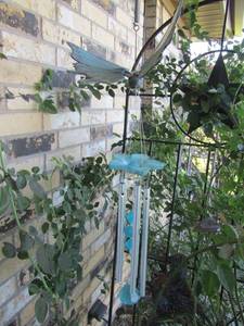lot 349 image: butterfly windchime