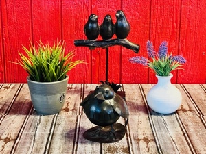 lot 66 image: Home Decor Lot W EcoPot 4 Aloe, Hobby Lobby 4.4 Floral, &amp Really Cool Birds